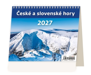 Kalendář stolní České a slovenské hory SM09