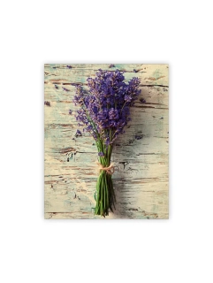 Dřevěný obraz Lavender