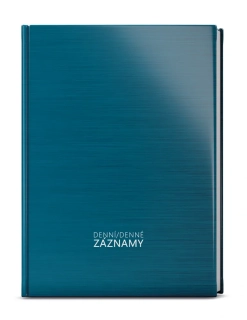 Denní záznamy A4 Lamino tyrkys
