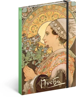 Notes linkovaný Alfons Mucha - Bodlák