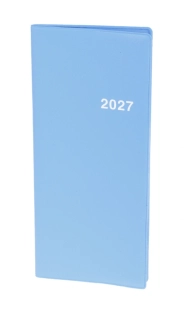Plánovací záznamník 718 měsíční PVC bledě modré