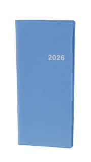 Plánovací záznamník 718 měsíční PVC bledě modré