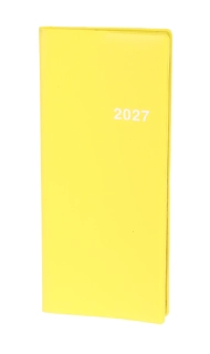 Plánovací záznamník 718 měsíční PVC žluté