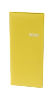 Plánovací záznamník 718 měsíční PVC žluté