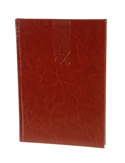 Diář týdenní B5 Vivella - koženka cognac