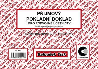 Příjmový pokladní doklad PT030