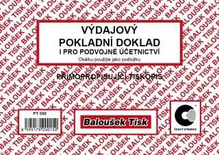 Výdajový pokladní doklad PT050