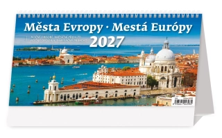 Kalendář stolní Města Evropy S52