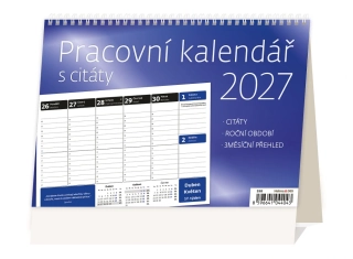 Kalendář stolní Pracovní kalendář s citáty S58
