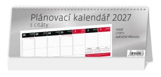 Kalendář stolní Plánovací kalendář s citáty S67