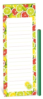 Magnetický poznámkový bloček - Citrusy