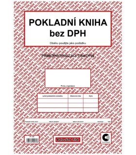 Pokladní kniha bez DPH PT238