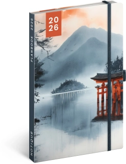 Diář / Notes - designový planbook - Japonsko