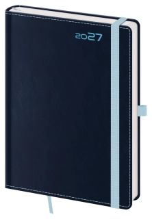 Diář týdenní A5 Double Blue