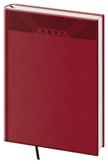 Diář týdenní B5 Print Classic anglický červený