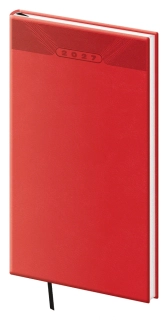 Diář týdenní kapesní A6 Print Classic červený