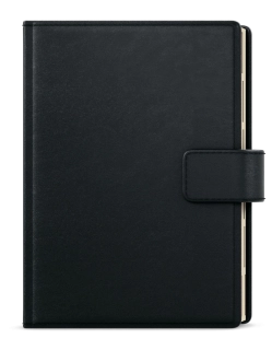 Diář týdenní A5 Elite černý - blok Oskar