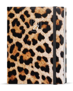 Diář týdenní B6 Lamino - Leopard - blok Prokop