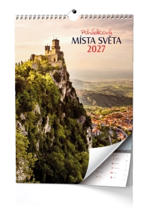 Kalendář nástěnný Pohádková místa světa BNF5