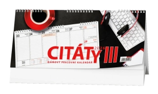 Kalendář stolní Citáty III  BSB3