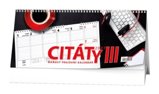 Kalendář stolní Citáty III  BSB3