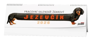 Kalendář stolní Jezevčík - pracovní žánrový BSB4