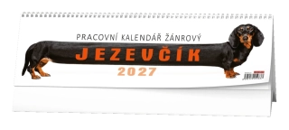 Kalendář stolní Jezevčík - pracovní žánrový BSB4