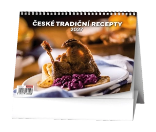 Kalendář stolní České tradiční recepty BSD8
