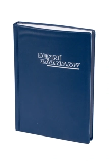 Denní záznamy A5 PVC modré