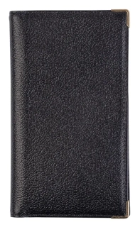 Plánovací záznamník 917 14-denní - Kůže s růžky černá