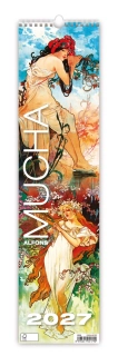 Kalendář nástěnný Alfons Mucha - Vázanka
