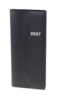 Plánovací záznamník 718 měsíční PVC černé