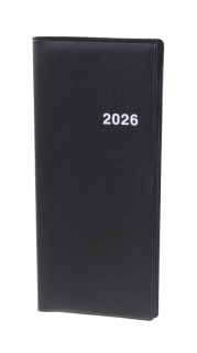Plánovací záznamník 718 měsíční PVC černé