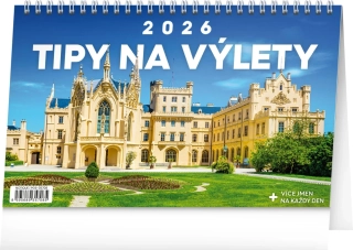Kalendář stolní Tipy na výlety PGS-35708