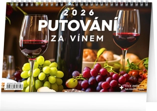 Kalendář stolní Putování za vínem PGS-35334