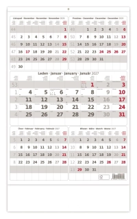 Kalendář nástěnný Pětiměsíční N212